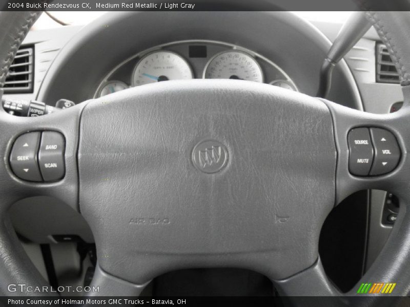 Medium Red Metallic / Light Gray 2004 Buick Rendezvous CX