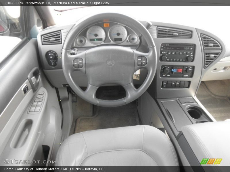 Medium Red Metallic / Light Gray 2004 Buick Rendezvous CX