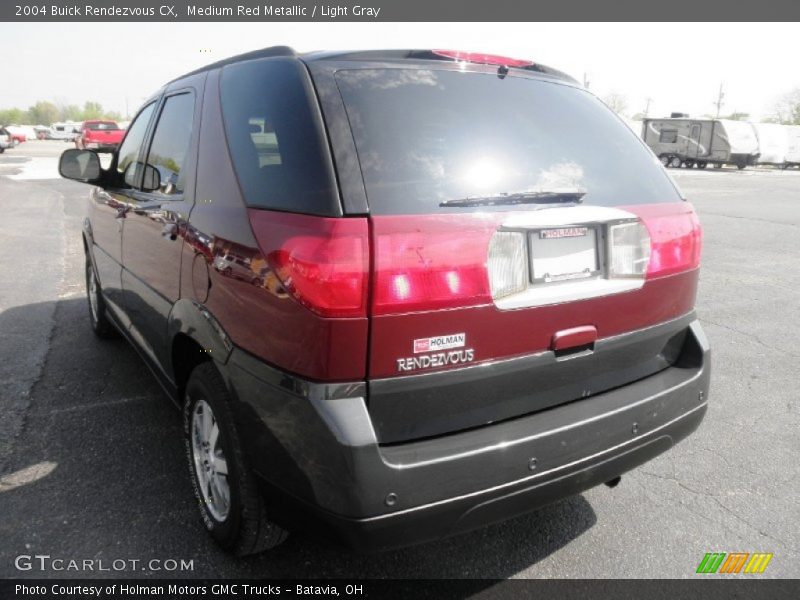 Medium Red Metallic / Light Gray 2004 Buick Rendezvous CX