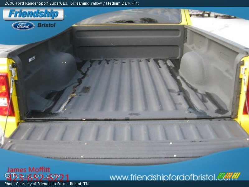 Screaming Yellow / Medium Dark Flint 2006 Ford Ranger Sport SuperCab