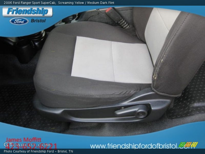 Screaming Yellow / Medium Dark Flint 2006 Ford Ranger Sport SuperCab