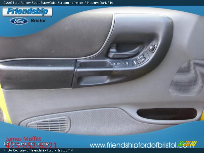 Screaming Yellow / Medium Dark Flint 2006 Ford Ranger Sport SuperCab