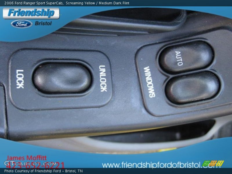 Screaming Yellow / Medium Dark Flint 2006 Ford Ranger Sport SuperCab