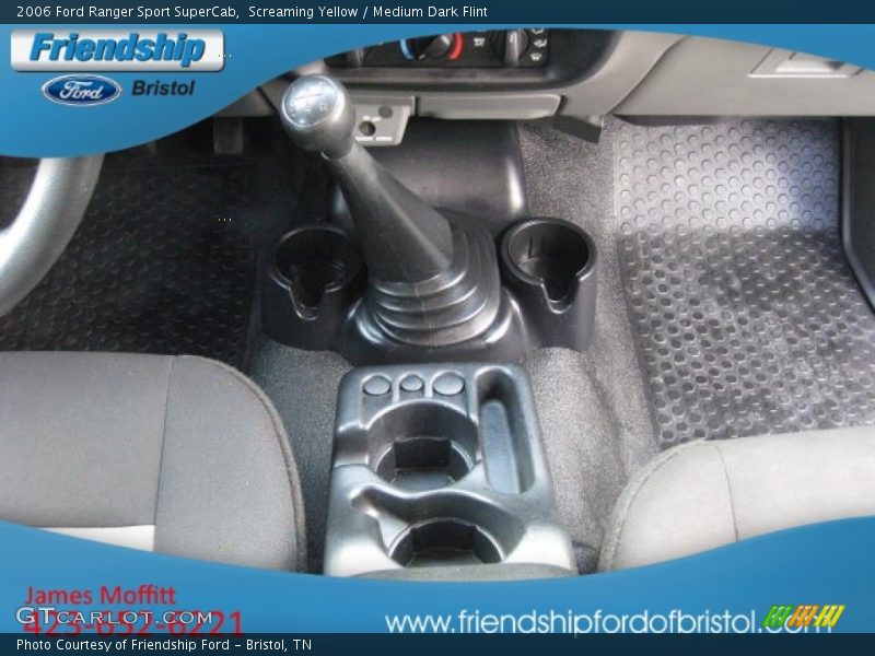 Screaming Yellow / Medium Dark Flint 2006 Ford Ranger Sport SuperCab