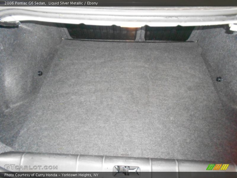 Liquid Silver Metallic / Ebony 2006 Pontiac G6 Sedan