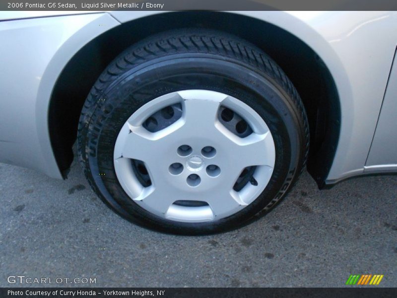 Liquid Silver Metallic / Ebony 2006 Pontiac G6 Sedan