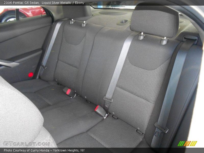 Liquid Silver Metallic / Ebony 2006 Pontiac G6 Sedan