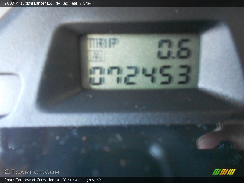 Rio Red Pearl / Gray 2003 Mitsubishi Lancer ES