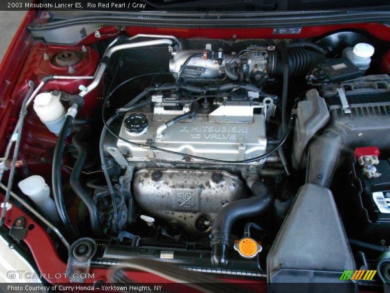 Rio Red Pearl / Gray 2003 Mitsubishi Lancer ES