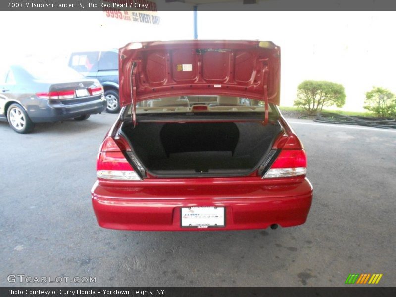 Rio Red Pearl / Gray 2003 Mitsubishi Lancer ES