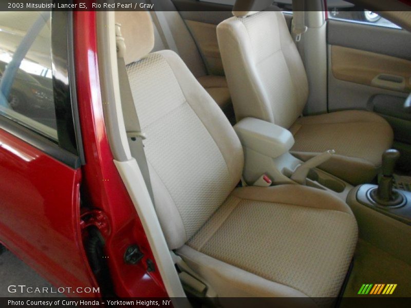 Rio Red Pearl / Gray 2003 Mitsubishi Lancer ES
