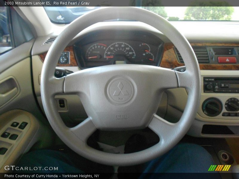 Rio Red Pearl / Gray 2003 Mitsubishi Lancer ES