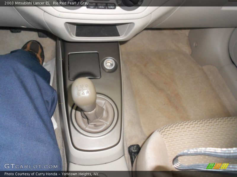 Rio Red Pearl / Gray 2003 Mitsubishi Lancer ES