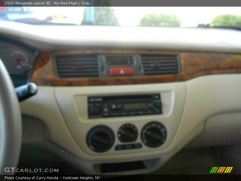 Rio Red Pearl / Gray 2003 Mitsubishi Lancer ES