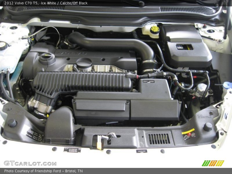 Ice White / Calcite/Off Black 2012 Volvo C70 T5