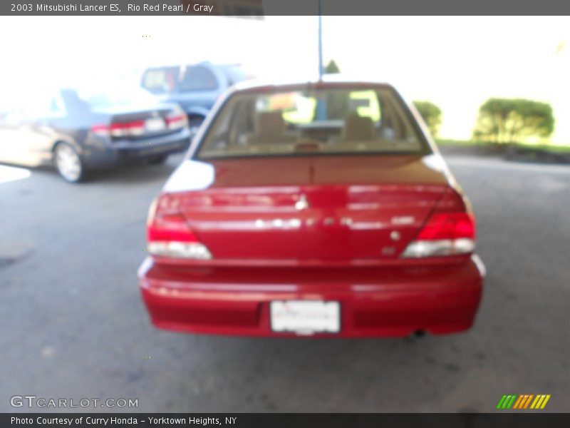 Rio Red Pearl / Gray 2003 Mitsubishi Lancer ES