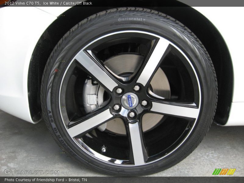 Ice White / Calcite/Off Black 2012 Volvo C70 T5