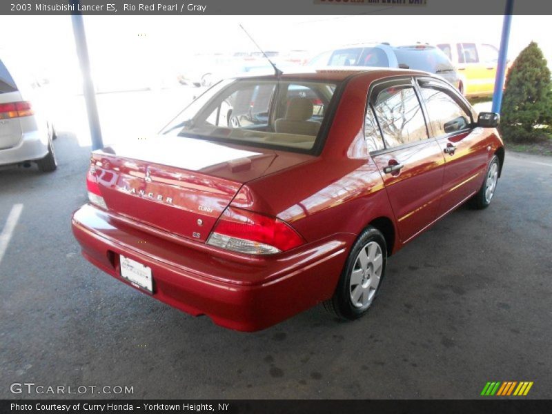 Rio Red Pearl / Gray 2003 Mitsubishi Lancer ES