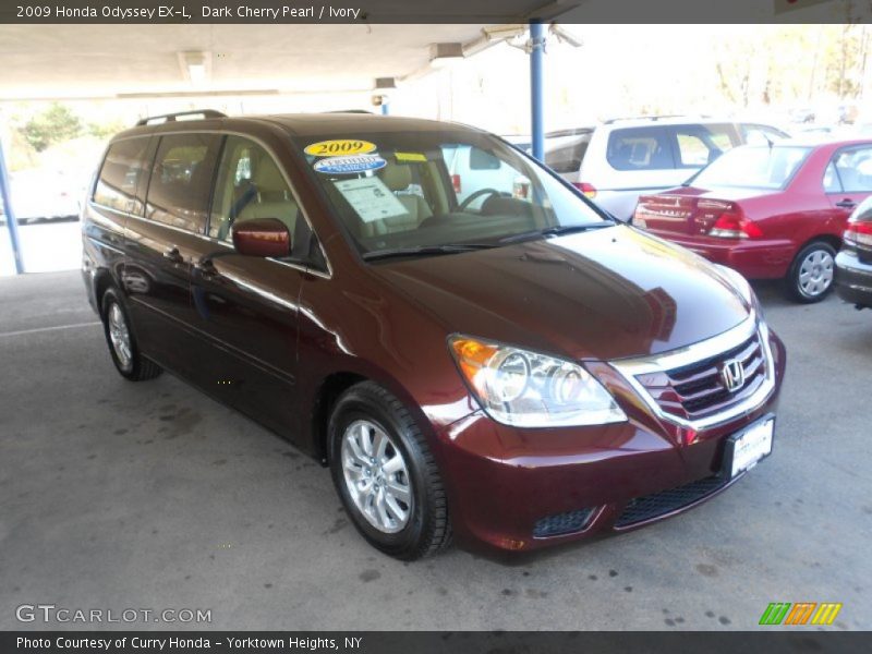 Dark Cherry Pearl / Ivory 2009 Honda Odyssey EX-L