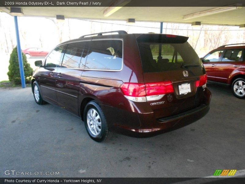 Dark Cherry Pearl / Ivory 2009 Honda Odyssey EX-L