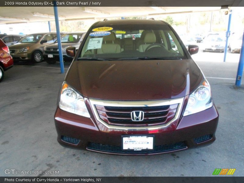 Dark Cherry Pearl / Ivory 2009 Honda Odyssey EX-L