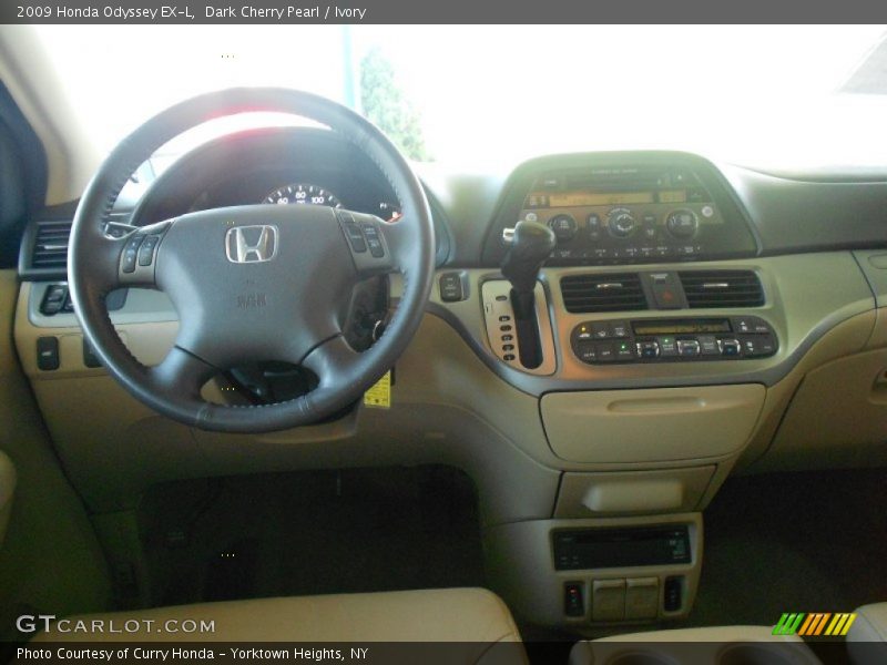 Dark Cherry Pearl / Ivory 2009 Honda Odyssey EX-L