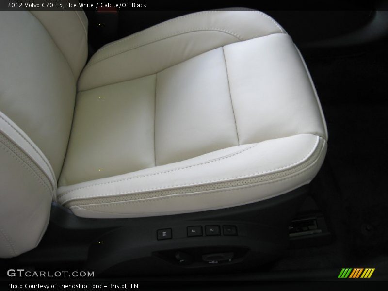 Ice White / Calcite/Off Black 2012 Volvo C70 T5