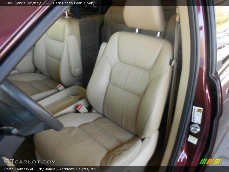 Dark Cherry Pearl / Ivory 2009 Honda Odyssey EX-L