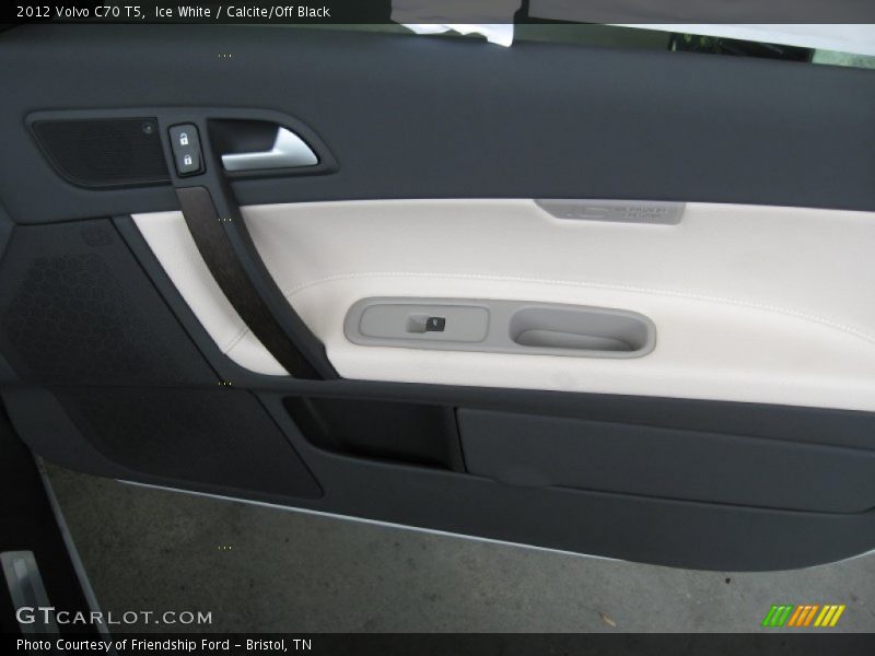 Ice White / Calcite/Off Black 2012 Volvo C70 T5