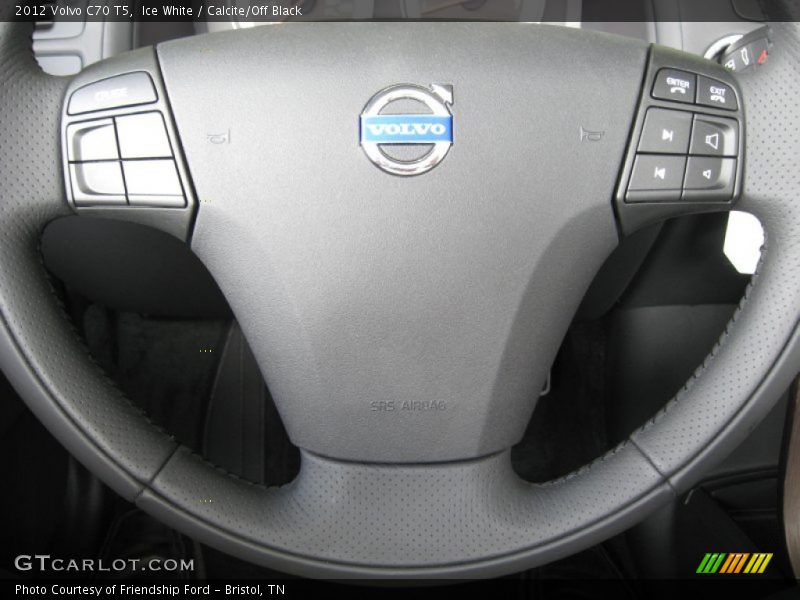 Ice White / Calcite/Off Black 2012 Volvo C70 T5