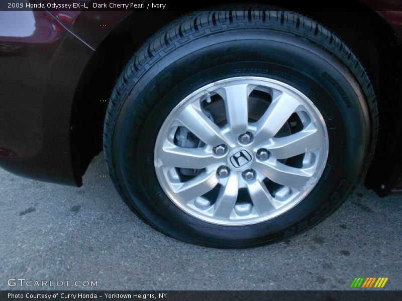 Dark Cherry Pearl / Ivory 2009 Honda Odyssey EX-L