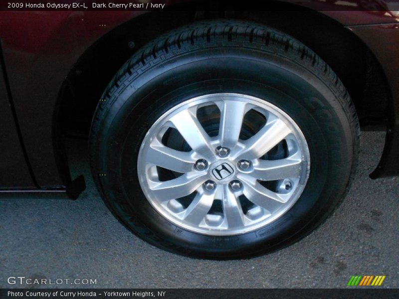 Dark Cherry Pearl / Ivory 2009 Honda Odyssey EX-L