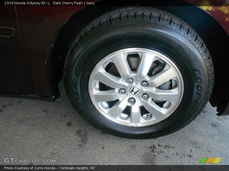 Dark Cherry Pearl / Ivory 2009 Honda Odyssey EX-L