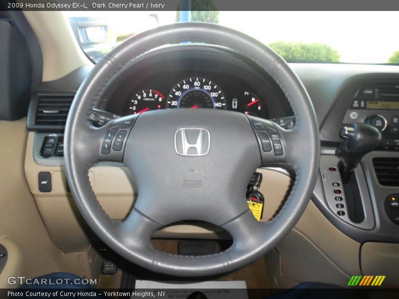 Dark Cherry Pearl / Ivory 2009 Honda Odyssey EX-L
