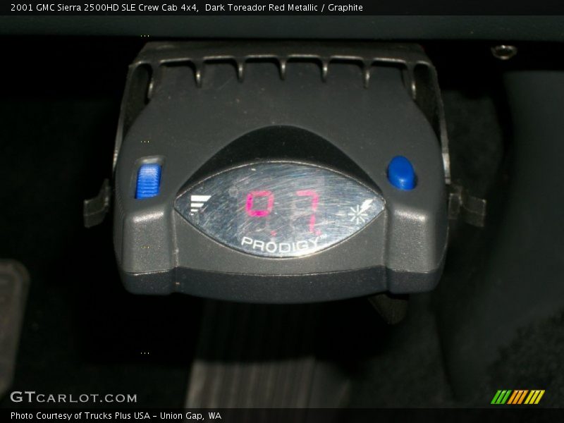 Dark Toreador Red Metallic / Graphite 2001 GMC Sierra 2500HD SLE Crew Cab 4x4