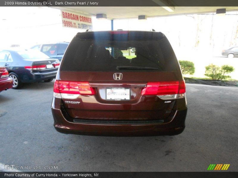 Dark Cherry Pearl / Ivory 2009 Honda Odyssey EX-L