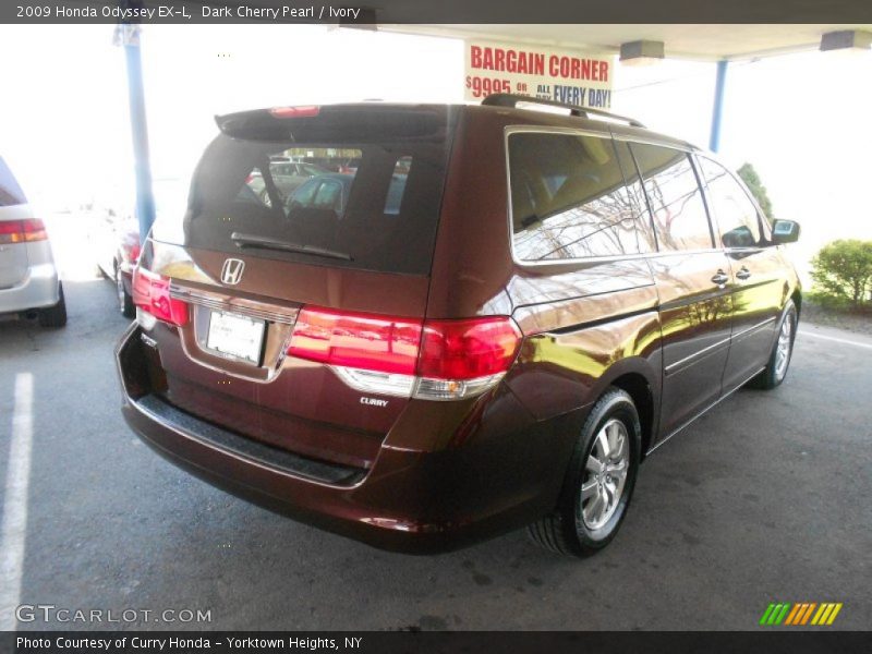 Dark Cherry Pearl / Ivory 2009 Honda Odyssey EX-L
