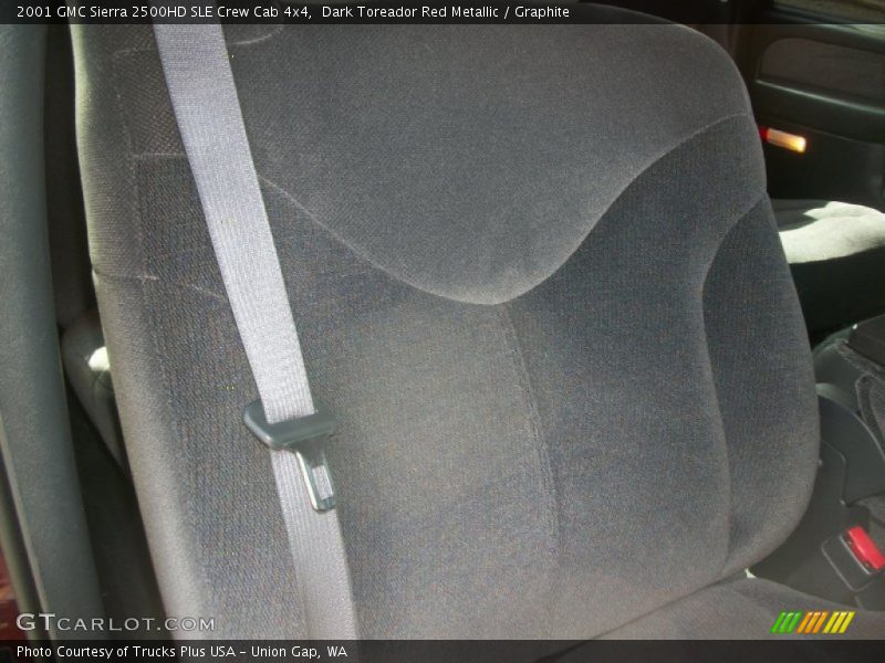Dark Toreador Red Metallic / Graphite 2001 GMC Sierra 2500HD SLE Crew Cab 4x4