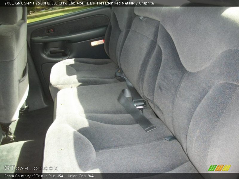 Dark Toreador Red Metallic / Graphite 2001 GMC Sierra 2500HD SLE Crew Cab 4x4