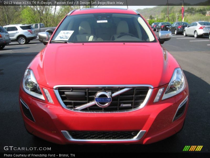 Passion Red / R Design Soft Beige/Black Inlay 2012 Volvo XC60 T6 R-Design