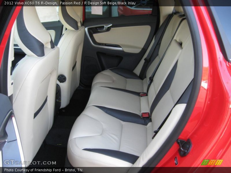  2012 XC60 T6 R-Design R Design Soft Beige/Black Inlay Interior