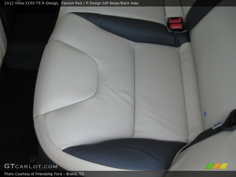 Rear Seat of 2012 XC60 T6 R-Design
