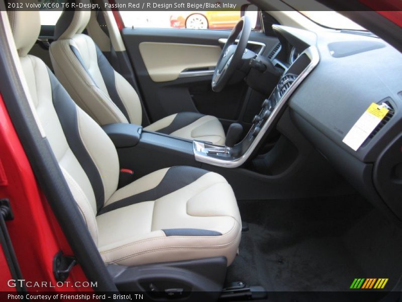 Front Seat of 2012 XC60 T6 R-Design