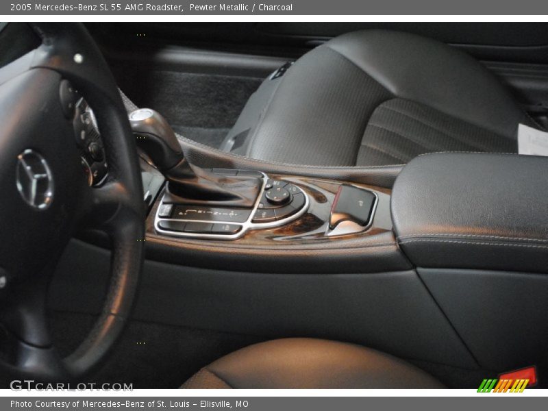 Pewter Metallic / Charcoal 2005 Mercedes-Benz SL 55 AMG Roadster
