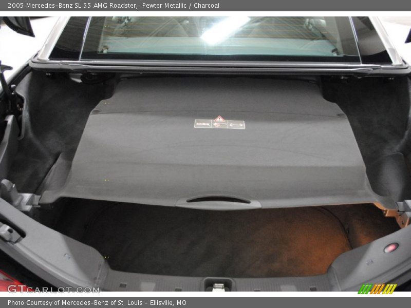 Pewter Metallic / Charcoal 2005 Mercedes-Benz SL 55 AMG Roadster