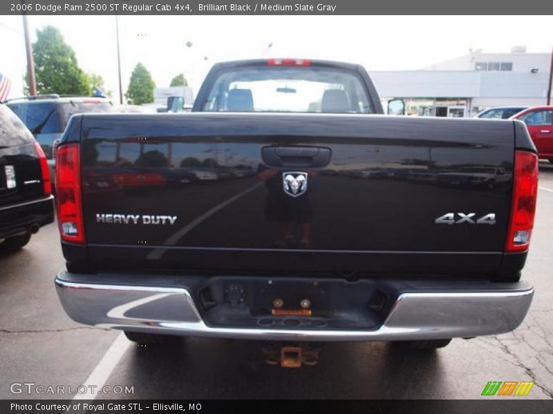 Brilliant Black / Medium Slate Gray 2006 Dodge Ram 2500 ST Regular Cab 4x4