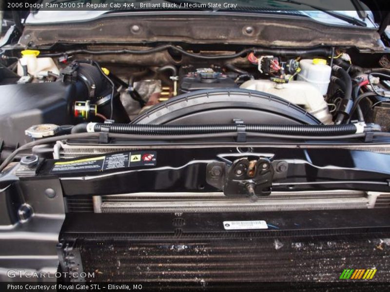 Brilliant Black / Medium Slate Gray 2006 Dodge Ram 2500 ST Regular Cab 4x4