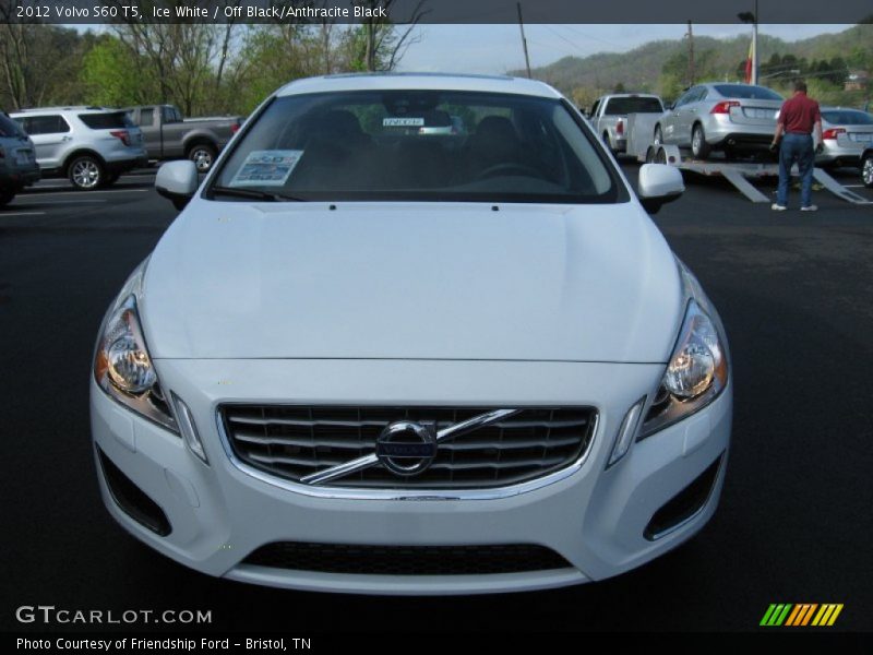 Ice White / Off Black/Anthracite Black 2012 Volvo S60 T5