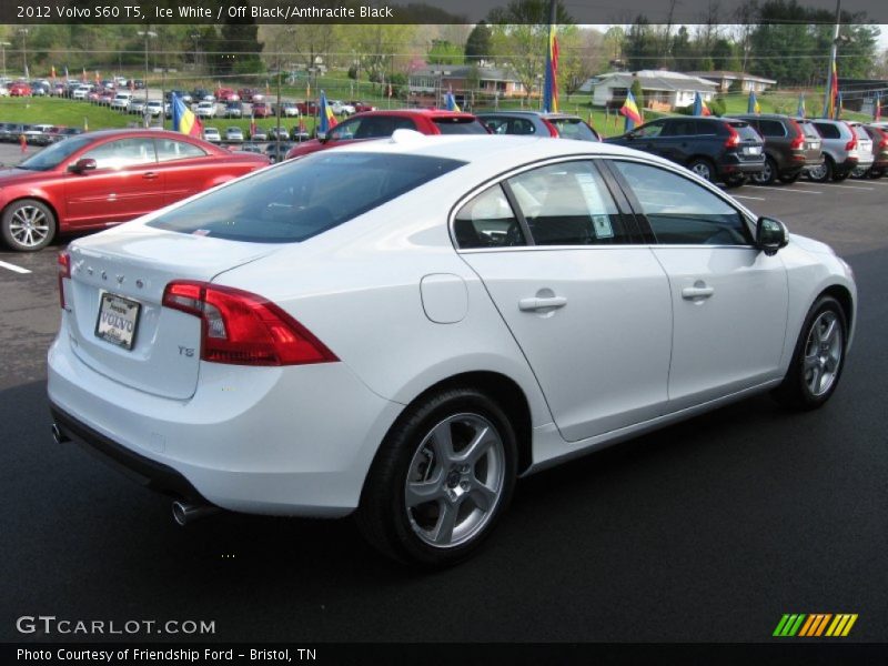 Ice White / Off Black/Anthracite Black 2012 Volvo S60 T5
