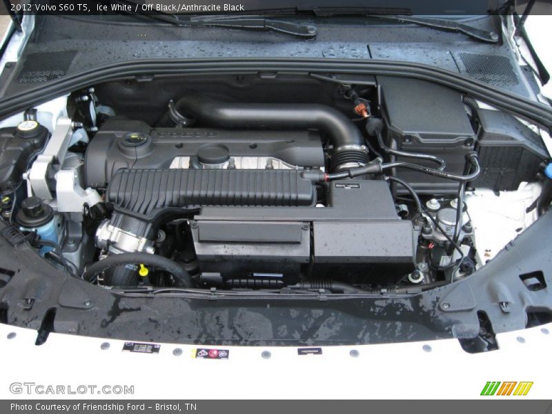Ice White / Off Black/Anthracite Black 2012 Volvo S60 T5